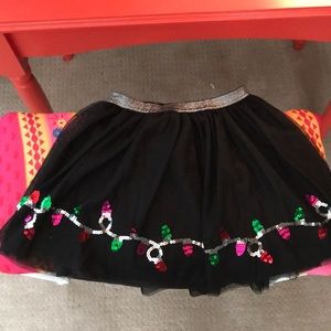 Girls Christmas skirt